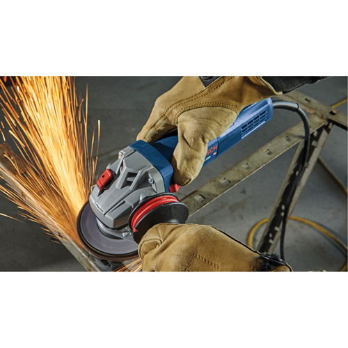 Rectifieuse angulaire ergonomique, 4-1/2", 120 V, 10 A, 11000 Tr/min Distribution Industrielle GC