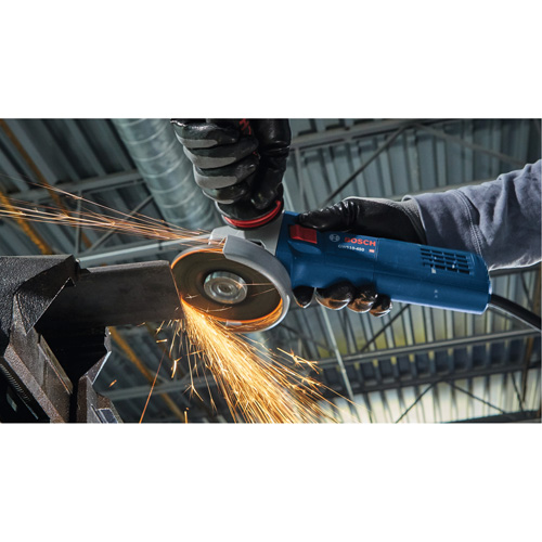 Rectifieuse angulaire ergonomique, 4-1/2", 120 V, 10 A, 11000 Tr/min Distribution Industrielle GC
