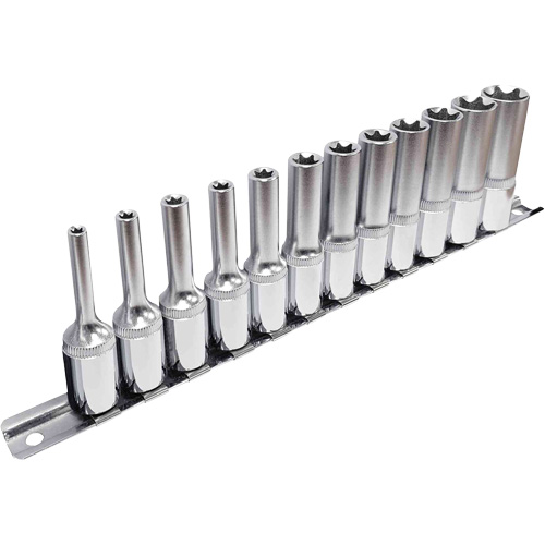 External TORX&reg; Socket Set, 12 Pcs, 3/8" Drive Size, Deep Distribution Industrielle GC