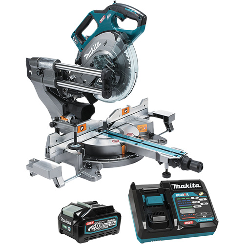 XGT Brushless Dual Compound Mitre Saw with AWS Distribution Industrielle GC