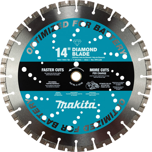 General Purpose Thin Kerf Diamond Blade, 14", Brick/Concrete/Stone Use Distribution Industrielle GC