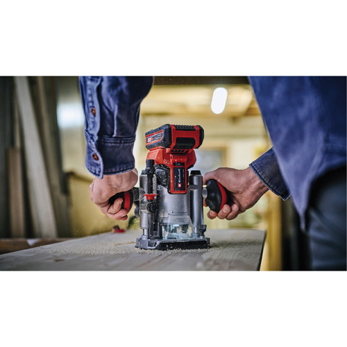 Toupie compacte avec base fixe et plongeante professionnelle sans fil (outil seulement) Distribution Industrielle GC