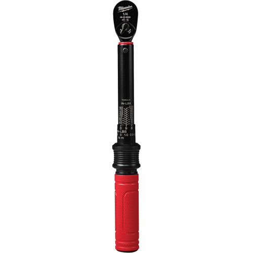 Cl&eacute; dynamom&eacute;trique, &agrave; cliquer, Entraînement 1/4" carr&eacute;, 4,5 - 22,6 Nm/40 - 200 lb-po Distribution Industrielle GC