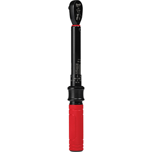 Cl&eacute; dynamom&eacute;trique, &agrave; cliquer, Entraînement 1/4" carr&eacute;, 4,5 - 22,6 Nm/40 - 200 lb-po Distribution Industrielle GC