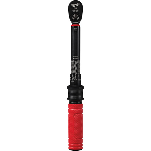 Cl&eacute; dynamom&eacute;trique, &agrave; cliquer, Entraînement 3/8" carr&eacute;, 5,6 - 28,2 Nm/50 - 250 lb-po Distribution Industrielle GC