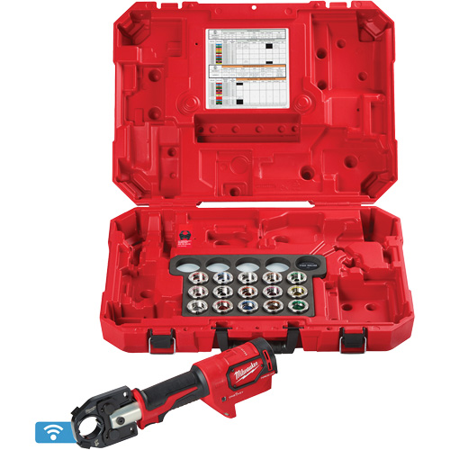 M18 FORCE LOGIC 600 MCM Crimper with #8 - 600 MCM Cu Dies Distribution Industrielle GC