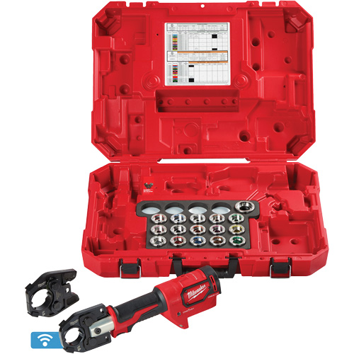 M18 FORCE LOGIC 600 MCM Cu Crimper with 750 MCM Expanded Jaw & Dies Distribution Industrielle GC