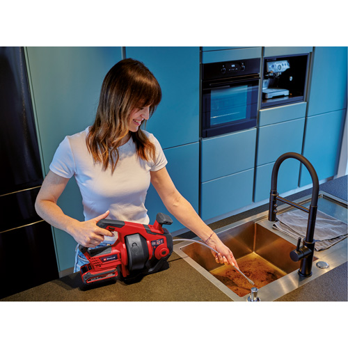 Tari&egrave;re de drain sans fil TE-DA 18/760 Li 18V (outil seulement), &eacute;lectrique, 25' Longueur du c&acirc;ble, 1/4" Diam&egrave;tre du c&acirc;ble Distribution Industrielle GC