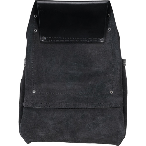 Sac robuste Phantom pour clous et outils, Cuir, 10 pochettes, Noir Distribution Industrielle GC