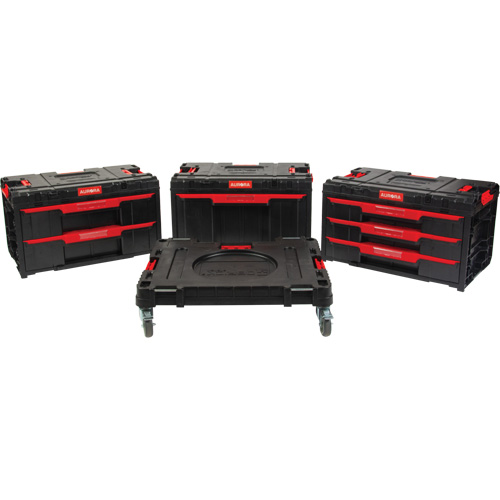 4-Piece Arx&reg; Dolly with Swivel Casters Set, 23-1/10" x 15" x 22-1/2", Black Distribution Industrielle GC