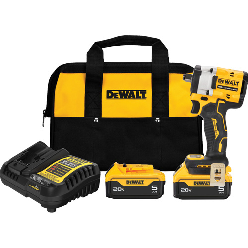 ATOMIC MAX* Cordless Impact Wrench With Hog Ring Anvil Kit, 20 V, 1/2" Socket Distribution Industrielle GC