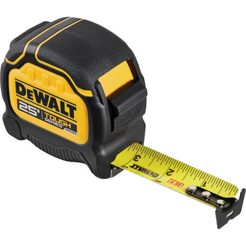 TOUGHSERIES Tape Measure, 25', Imperial Graduations Distribution Industrielle GC