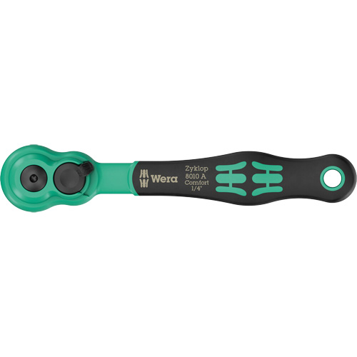 Cl&eacute; &agrave; cliquet Zyklop Comfort avec levier dinversion, Prise de 1/4", Poign&eacute;e Ergonomique Distribution Industrielle GC