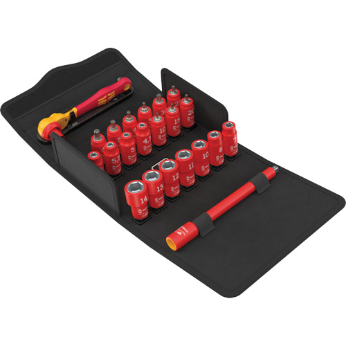 Jeu de cl&eacute; &agrave; cliquet SA VDE 1 Zyklop isolant avec levier dinversion Distribution Industrielle GC
