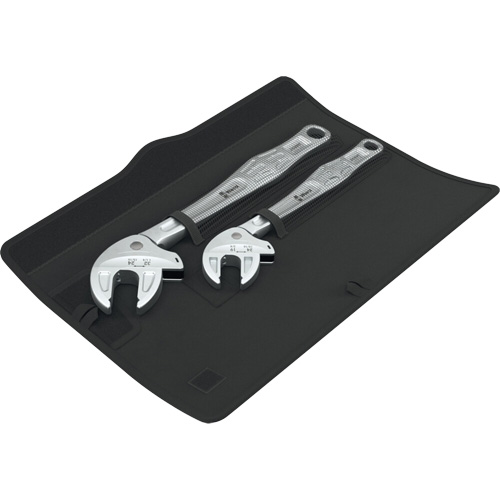 Joker 2 Self-Setting Spanner Set, Adjustable, 2 Pieces, Imperial and Metric Distribution Industrielle GC