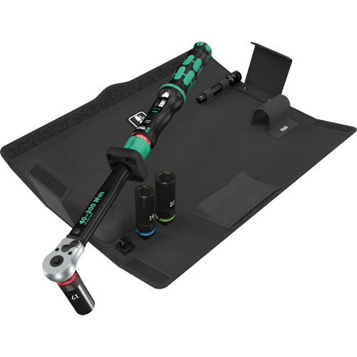 Ensemble cl&eacute; dynamom&eacute;trique Click-Torque Lock C 3 jeu 1 pour changement de roue, 6 Mcx, Prise de 1/2", Profond Distribution Industrielle GC