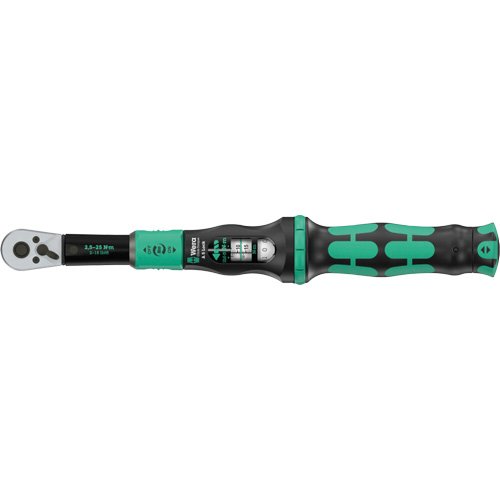 Cl&eacute; dynamom&eacute;trique Click-Torque Lock A 5 r&eacute;glable avec fonction Torque Lock, &agrave; cliquer, Entraînement 1/4" carr&eacute;, 1 - 18 lb-pi Distribution Industrielle GC