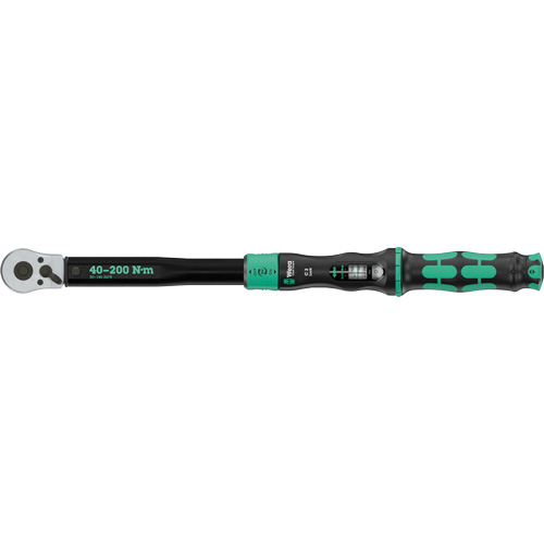 Cl&eacute; dynamom&eacute;trique Click-Torque Lock C 3 r&eacute;glable avec fonction Torque Lock, &agrave; cliquer, Entraînement 1/2" carr&eacute;, 30 - 146 lb-pi Distribution Industrielle GC