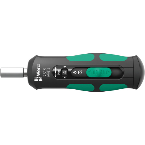 Kraftform Safe-Torque Speed Torque Screwdriver, 2 - 6 Nm Torque Range, 5-4/5" Length Distribution Industrielle GC