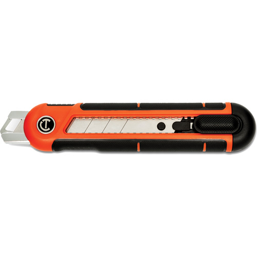 25mm Snap Off Blade Retractable Knife, Steel, Plastic Handle Distribution Industrielle GC