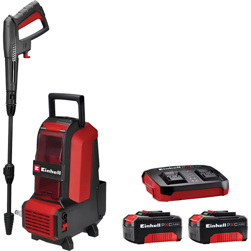 Laveuse &agrave; haute pression sans fil avec batterie 4 Ah PXC et ensemble de d&eacute;part de chargeur, &agrave; pile, 1522 psi, 1,23 gal./min Distribution Industrielle GC