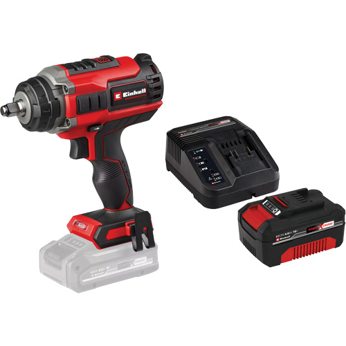 Cl&eacute; &agrave; chocs professionnelle sans fil avec batterie 4 Ah PXC et ensemble de d&eacute;part de chargeur, 18 V, Mandrin 1/2" Distribution Industrielle GC