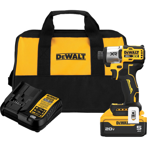 XR&reg; 3-Speed Brushless Cordless Impact Driver Kit, 20 V, 1/4" Socket Distribution Industrielle GC