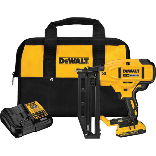 XR&reg; 16 GA Cordless Straight Finish Nailer Kit, 20 V, Lithium-Ion Distribution Industrielle GC