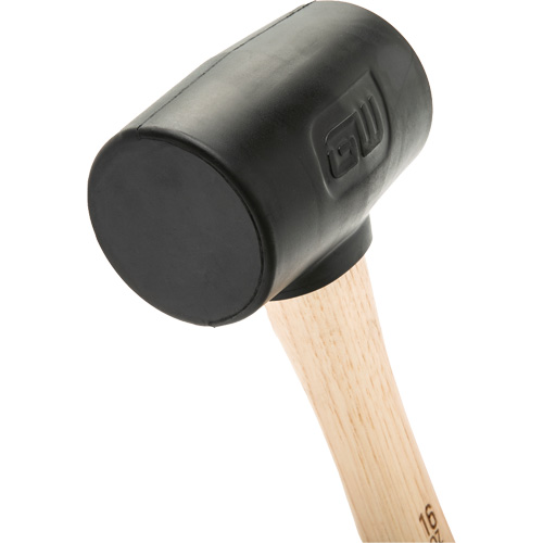 Rubber Mallet, 16 oz., Wood Handle, 13" L Distribution Industrielle GC