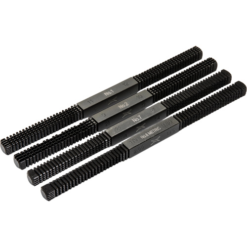 4-Piece Thread Restoring File Set, Square, 9" Distribution Industrielle GC