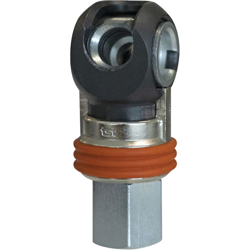 TOPQUIK SC Industrial Swing Quick Coupler, Nickel-Plated Steel, 3/8", Female NPT, 360 PSI Distribution Industrielle GC