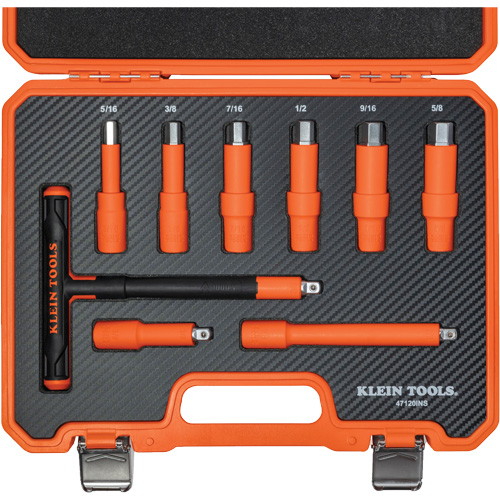 Insulated T-Handle & Hex Bit Set with Case, 1000 V, 9 Pcs Distribution Industrielle GC
