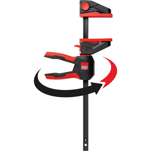 One-Hand Bar Trigger Clamps with 360° Rotating Handle, 4-1/2" (114.3 mm) Distribution Industrielle GC