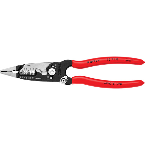Pince &agrave; d&eacute;nuder forg&eacute;e, 8" lo, 10 - 20 AWG Distribution Industrielle GC