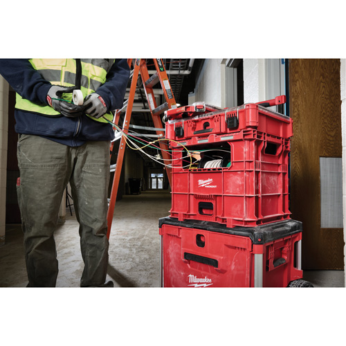 Bac distributeur de fils XL PACKOUT, 15-3/4" x 18-5/8" x 15", Noir/Rouge Distribution Industrielle GC