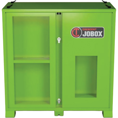 Armoire de rangement d'&eacute;PI sur place, Acier, Vert lime haute visibilit&eacute; Distribution Industrielle GC