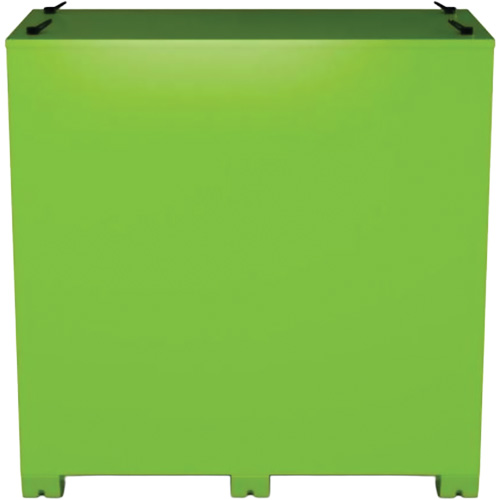 Armoire de rangement d'&eacute;PI sur place, Acier, Vert lime haute visibilit&eacute; Distribution Industrielle GC