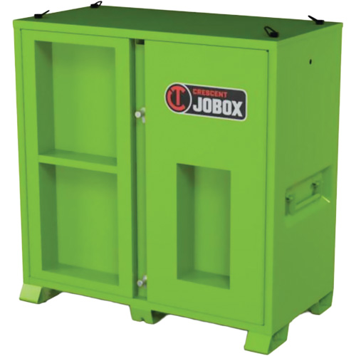 Armoire de rangement d'&eacute;PI sur place, Acier, Vert lime haute visibilit&eacute; Distribution Industrielle GC