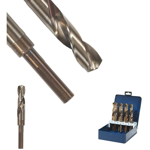 Forets &agrave; queue SST+, 49/64", Acier rapide, Cannelure 3-1/8", Pointe de 135° Distribution Industrielle GC