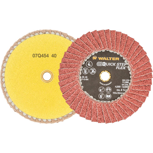 DISQ BLENDER QS 4-1/2 GR40, 4-1/2" x Type 29, Grain 40, Oxyde d'aluminium Distribution Industrielle GC