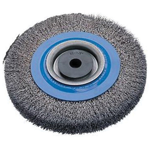 Brosses rotatives &agrave; fils torsad&eacute;s d'&eacute;tabli, 6" dia., Fils 0,0118", Arbre 1/2" - 1-1/4" Distribution Industrielle GC