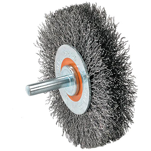 Disque mont&eacute; &agrave; fils cr&ecirc;p&eacute;s, 3" dia., Fils 0,0118" Distribution Industrielle GC