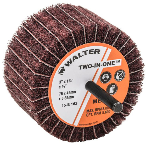 Meule &agrave; lamelles abrasives Two-In-One Distribution Industrielle GC