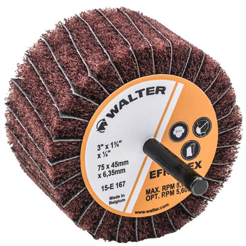 Meule &agrave; lamelles abrasives Two-In-One Distribution Industrielle GC