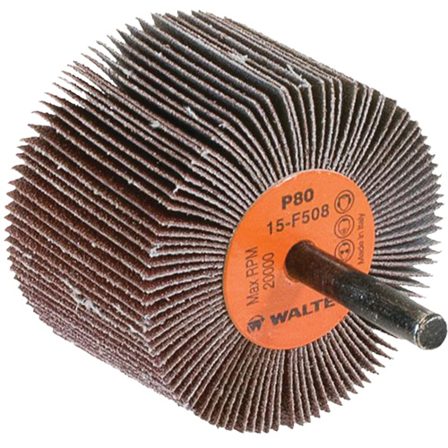 Flap Wheels-Coolcut Flap Wheels, Aluminum Oxide, 80 Grit, 2-1/2" x 1-1/2" x 1/4" Distribution Industrielle GC