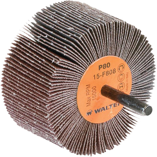 Disques &agrave; lamelles - Meules &agrave; lamelles Coolcut, Oxyde d'aluminium, Grain 80, 3" x 1-1/2" x 1/4" Distribution Industrielle GC