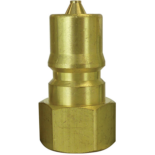 Hydraulic Quick Coupler Plug, 3/4" Dia., Brass Distribution Industrielle GC