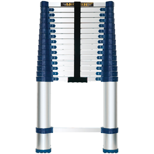 Telescopic Ladder, 3' - 15.5', Aluminum, 250 lbs. Capacity, Type 1 Distribution Industrielle GC