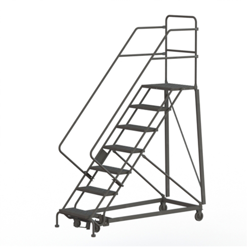 Heavy Duty Safety Slope Ladder, 7 Steps, Serrated, 50° Incline, 70" High Distribution Industrielle GC