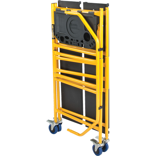 nsemble d'&eacute;chafaudage &agrave; montant de s&eacute;curit&eacute; & tablette pour outils de 4' Jobsite Series, Cadre Acier, 49-1/2" p x 57-3/4" h Distribution Industrielle GC